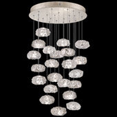 Contemporary Natural Inspirations 24" Round Multi Pendant Fixture - Fine Art Handcrafted Lighting 853240-21L