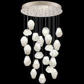 Contemporary Natural Inspirations 24" Round Multi Pendant Fixture - Fine Art Handcrafted Lighting 853240-23L