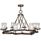 Transitional Liaison Chandelier - Fine Art Handcrafted Lighting 860340