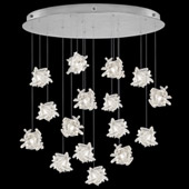 Contemporary Natural Inspirations 32" Round Multi Pendant Fixture - Fine Art Handcrafted Lighting 862840-102L
