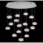 Contemporary Natural Inspirations 32" Round Multi Pendant Fixture - Fine Art Handcrafted Lighting 862840-11L