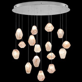 Contemporary Natural Inspirations 32" Round Multi Pendant Fixture - Fine Art Handcrafted Lighting 862840-14L