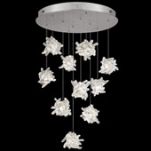 Contemporary Natural Inspirations 22" Round Multi Pendant Fixture - Fine Art Handcrafted Lighting 863540-102L