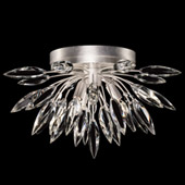 Crystal Lily Buds Flush Mount Ceiling Light - Fine Art Handcrafted Lighting 881440