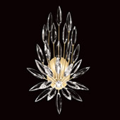 Crystal Lily Buds Wall Sconce - Fine Art Handcrafted Lighting 881850-1
