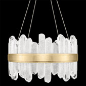Contemporary Lior LED Round Pendant - Fine Art Handcrafted Lighting 882040-2