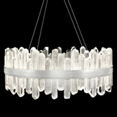 Contemporary Lior LED Round Pendant - Fine Art Handcrafted Lighting 882340-1