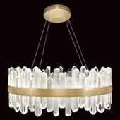 Contemporary Lior LED Round Pendant - Fine Art Handcrafted Lighting 882340-2