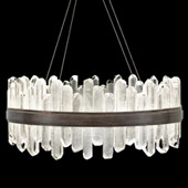 Contemporary Lior LED Round Pendant - Fine Art Handcrafted Lighting 882340-3