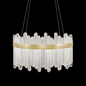 Contemporary Lior LED Round Pendant - Fine Art Handcrafted Lighting 882540-2