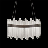 Contemporary Lior LED Round Pendant - Fine Art Handcrafted Lighting 882540-3