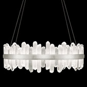 Contemporary Lior LED Round Pendant - Fine Art Handcrafted Lighting 882640-1