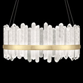 Contemporary Lior LED Round Pendant - Fine Art Handcrafted Lighting 882840-2