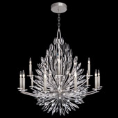 Crystal Lily Buds Fifteen Light Chandelier - Fine Art Handcrafted Lighting 883340