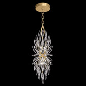 Crystal Lily Buds Pendant - Fine Art Handcrafted Lighting 883740-1