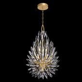 Crystal Lily Buds Chandelier Pendant - Fine Art Handcrafted Lighting 883840-1