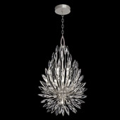 Crystal Lily Buds Chandelier Pendant - Fine Art Handcrafted Lighting 883840