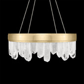 Contemporary Lior LED Round Pendant - Fine Art Handcrafted Lighting 888040-2