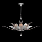 Transitional Plume Oblong Chandelier - Fine Art Handcrafted Lighting 893740-1
