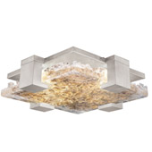 Contemporary Terra Square Flush Mount Ceiling Light - Fine Art Handcrafted Lighting 895440-22
