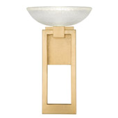 Contemporary Delphi Gold ADA Wall Sconce - Fine Art Handcrafted Lighting 896150-2