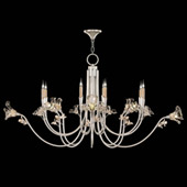 Crystal Azu Oval Chandelier - Fine Art Handcrafted Lighting 919140-1