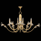 Crystal Azu Oval Chandelier - Fine Art Handcrafted Lighting 919140-2