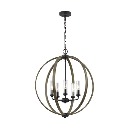 Feiss OLF3294/5WOW/AF Allier 5 - Light Outdoor Chandelier
