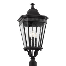Feiss OL5428BK Cotswold Lane 3 - Light Outdoor Post Lantern