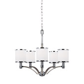 Traditional Prospect Park 5 - Light Chandelier - Feiss F3084/5SN/CH