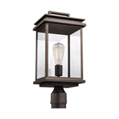 Traditional Glenview 1 - Light Outdoor Post Lantern - Feiss OL13607ANBZ