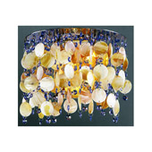 Crystal Seaside Dreams Wall Sconce - Glow Lighting 578SW2LSP-9MS