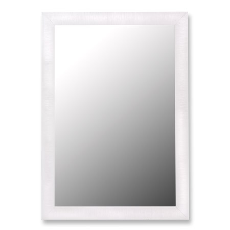 Hitchcock-Butterfield 270600 Nuevo Glossy White & Petite Ribbed Mirror
