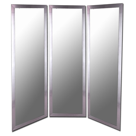 Hitchcock-Butterfield 6707-PMRD Royal Stainless Silver 3-Panel Mirror