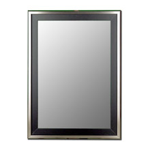 Hitchcock-Butterfield 204700 Stainless / Satin Black Mirror