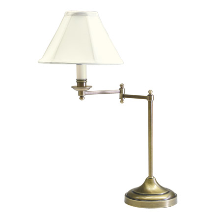 House of Troy CL251-AB Club Swing Arm Table Lamp