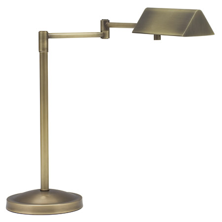 House of Troy PIN450-AB Pinnacle Swing Arm Table Lamp