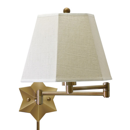 House of Troy WS751-AB Swing Arm Wall Lamp