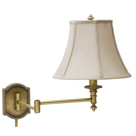 House of Troy WS761-AB Bead Swing Arm Wall Lamp
