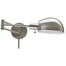 House of Troy AD425-SN Addison Swing Arm Wall Lamp