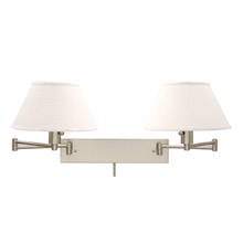 House of Troy WS14-2-52 Double Swing Arm Wall Lamp