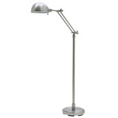 Transitional Addison Adjustable Pharmacy Floor Lamp - House of Troy AD400-SN