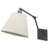 Transitional Direct Wire Swing Arm Library Wall Lamp - House of Troy DL20-OB