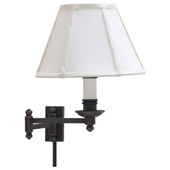 Traditional Library Swing Arm Wall Lamp - House of Troy LL660-OB