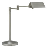 Transitional Pinnacle Swing Arm Table Lamp - House of Troy PIN450-SN