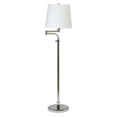 Transitional Townhouse Swing Arm Floor Lamp - House of Troy TH700-PN