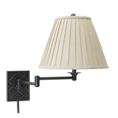 Traditional Basket Swing Arm Wall Lamp - House of Troy WS760-OB