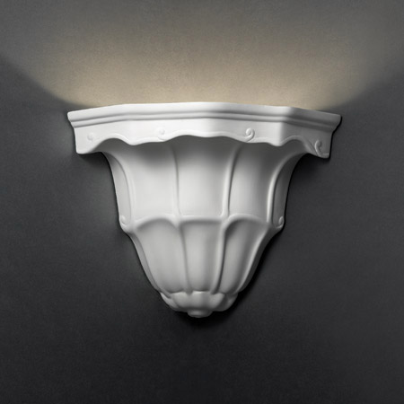 Justice Design CER-1470-BIS BIS Classic/Transtitional Ambiance Small Florentine Wall Sconce