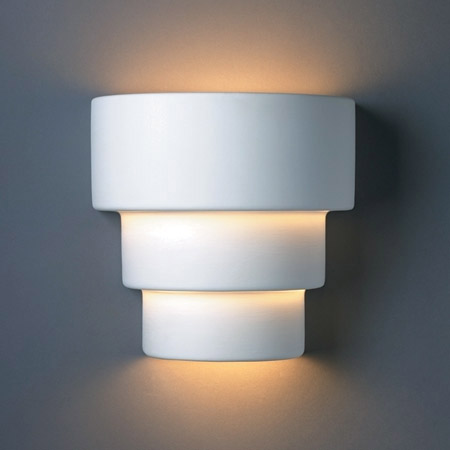 Justice Design CER-2225-BIS Ambiance Small Terrace Wall Sconce