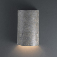 Justice Design CER-0940-TRAM Ambiance Small Cylinder Wall Sconce